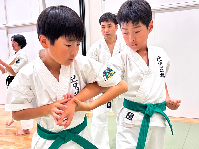 辻堂空手　小学生稽古風景